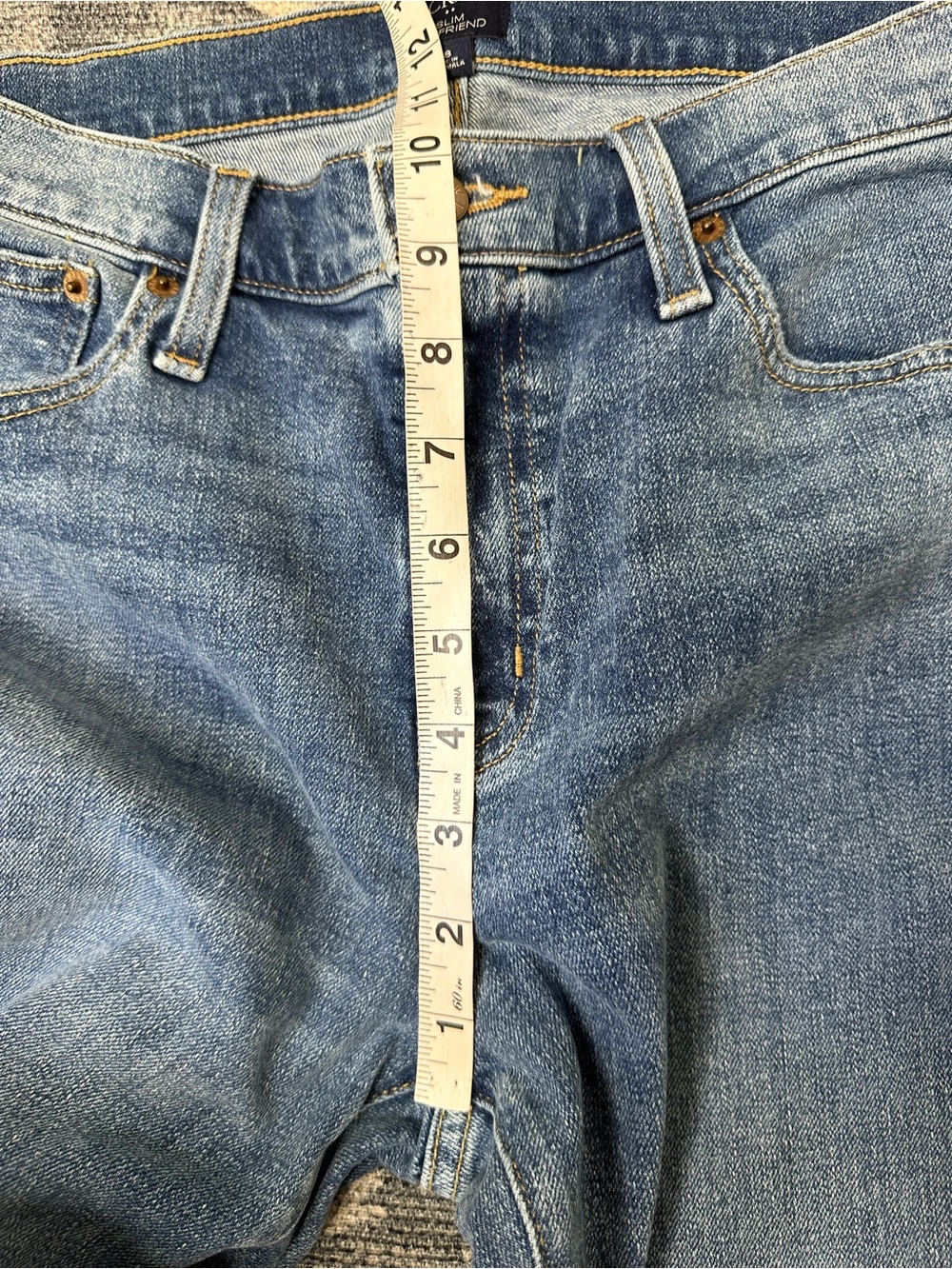 J.Crew Slim Boyfriend Light Wash Jeans Size 28 - Picture 6 of 7
